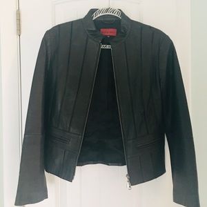 Nicolo Black Leather Jacket